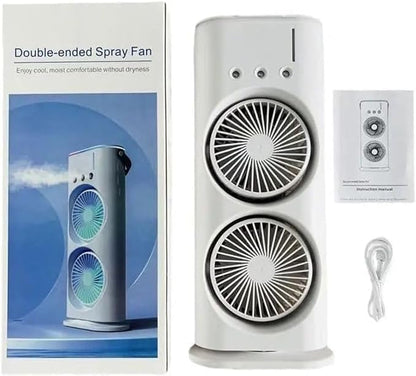 Portable Double Fan air coolar