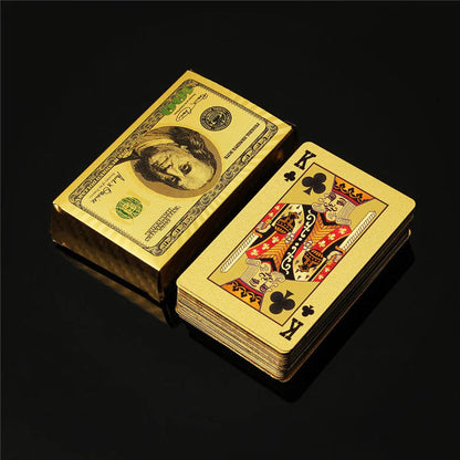 Gold Foil Poker Cards
