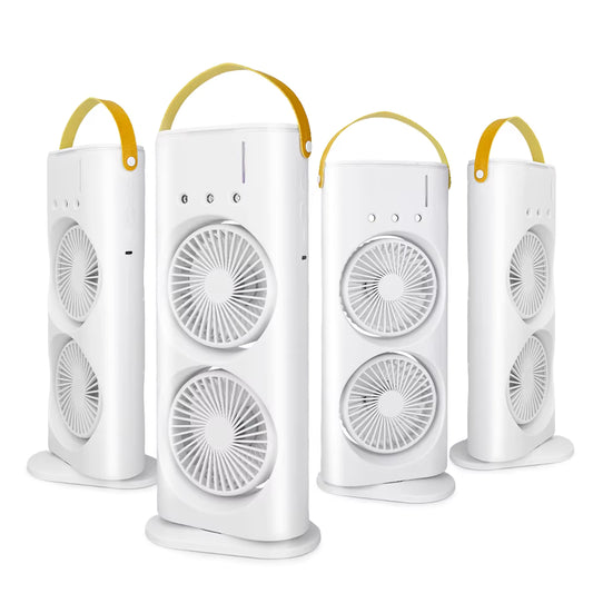 Portable Double Fan air coolar