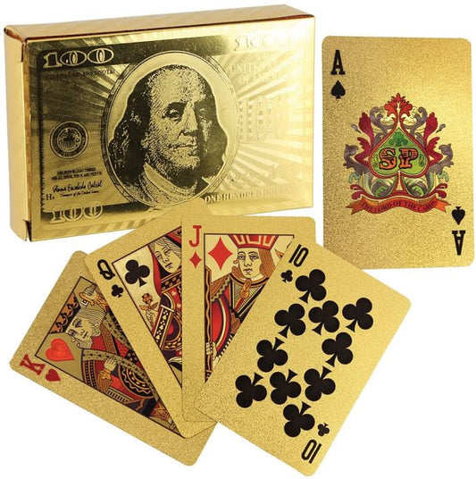 Gold Foil Poker Cards
