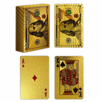 Gold Foil Poker Cards